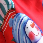 BunniesFairy 2017 New Arrival Snowman Cartoon Print High Waist Red Vest Dress Christmas New Year Party Wear Vestidos de Fiesta