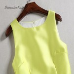 BunniesFairy Brand 2017 Spring New Women Dress Runway Vintage Fantasy Flower Floral Print Robe High Waist Yellow Tank Dress XXXL
