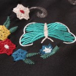 Butterfly and Flowers Embroidery Ruffles Women  Mini Dress 2017 Spring Elegant O-Neck Sleeveless Female Tank Vestido