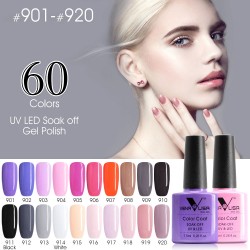 CANNI Nail Gel Polish High Quality Nail Art Salon Tips 61508 60 Colors 7.5ml VENALISA Soak off Organic UV LED Nail Gel Varnish