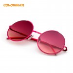 COLOSSEIN Retro Round Sunglasses Brand Unisex Sunglasses Metal Frame With Polarized Lens Hot Street Style
