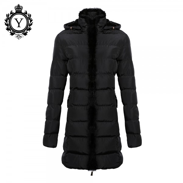 COUTUDI Parka For Women Winter Coat and jackets Rabbit Fur Hoody Quality Clothing Outwear Plus Size Long Slim Ukraine Style Coat