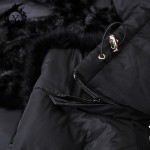 COUTUDI Parka For Women Winter Coat and jackets Rabbit Fur Hoody Quality Clothing Outwear Plus Size Long Slim Ukraine Style Coat