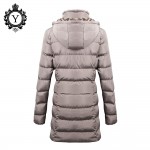 COUTUDI Women Clothing Solid Jacket Winter Female 2016 China Stylish Long Khaki Parka Coats Warm Waterproof Women's Winter Coat