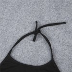 CWLSP 2017 Summer Sexy Women Camis Cropped Clothes Bra Crop Top Crop Feminino Funny Letter I Have No Tits Strapless Tops QA885