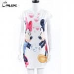 CWLSP Plus Size S-3XL Womens Printed Dress Summer Minie Printed Dress Female Bodycon Dresses Vintage Vestidos QZ1241