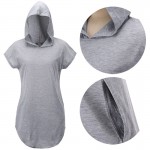 Camisas Femininas 2017 T Shirt Hooded T-Shirt Women Short Sleeve Summer Tops Vetement Femme Tshirt Plus Size Poleras De Mujer