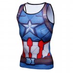 Captain America 3 Men G YM Tank Tops 3D Print Men Bodybuilding Tank Top Fitness Shirt Bodybuilding and Fitness Sleeveless Tanks