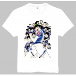 Captain Tsubasa T-Shirt White Short Sleeve Cartoon Captain Tsubasa Top Tees Shirt For Adult