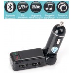 Car MP3 Audio Player Bluetooth FM Transmitter Transmiter FM Modulator Car Kit LCD Display USB Charger for iPhone Samsung BC06