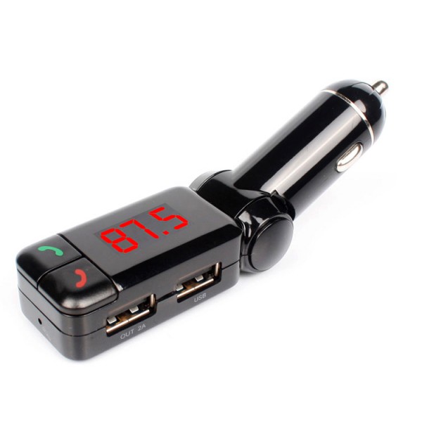 Car MP3 Audio Player Bluetooth FM Transmitter Transmiter FM Modulator Car Kit LCD Display USB Charger for iPhone Samsung BC06