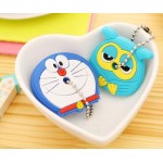 Cartoon Anime beautiful Silicone hello Kitty and Minnie key fashion owl key cover key chain key ring keychain women present