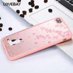 Cartoon Cat Cherry Tree Pattern Phone Case For iPhone 7 7 Plus 6 6s Plus 5 5s SE 5C 4 4S Hard Transparent Flowers Back Cover