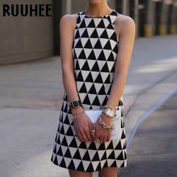 Casual Dress Women For Loose Sleeveless Hollow Out Above Knee Mini vestidos Female Cute Dresses Spring Summer New Fashion 2017