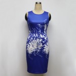 Casual Floral Print Women Summer Dress 2018 New Sexy Vintage Sleeveless Sundress Womens Work Office Mini Bodycon Party Dresses
