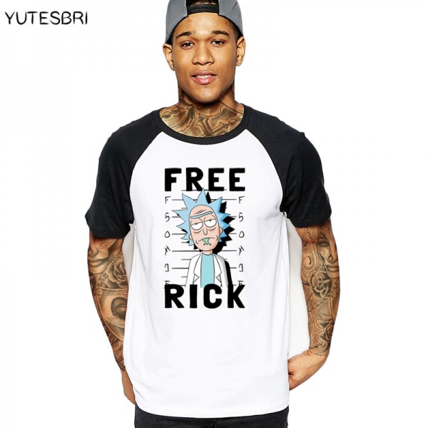 Casual men t-shirt Rick and Morty Peace among worlds brand-clothing Rick Morty skateboard T shirt men summer cotton undershirt