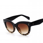 Cat Eye Sunglasses Women Brand Designer Sun glasses Retro Vintage Rose Gold Points Female Top Quality Oculos De Sol Feminino