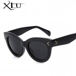 Cat Eye Sunglasses Women Brand Designer Sun glasses Retro Vintage Rose Gold Points Female Top Quality Oculos De Sol Feminino