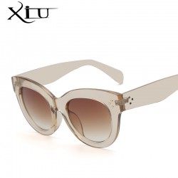 Cat Eye Sunglasses Women Brand Designer Sun glasses Retro Vintage Rose Gold Points Female Top Quality Oculos De Sol Feminino