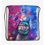 Cat escape 3D printing Women Classic forever  brand mochila escolar man  bags Travel mochilas backpack drawstring bag