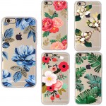 Cherry pineapple Banana leaf Flower Cactus rose peony Case Cover For Apple iphone 6 6s 4.7 / 6 plus 5.5 inch Soft TPU Case Daisy