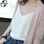 Chiffon Tank Top Women 2017 New Summer Sleeveless Shirt Sexy V-neck Cami Loose Casual Female Tops Plus Size Vest Ladies Clothing