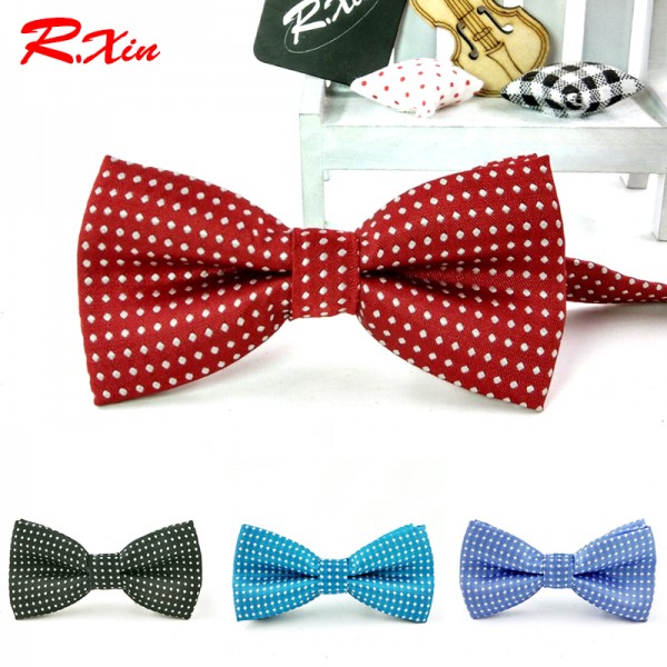 Children New Fashion Formal Cotton  Kid Classical  Bowties Butterfly Wedding Party Pet Bowtie Tuxedo Ties Polka Dot Boys Bow Tie
