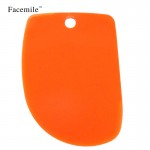 Christmas Kitchen Tool Classic Fondant Cake Decorating Tool Multifunction Blade Plastic Cake Smoother Cake Scraper/Spatula Set