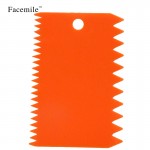 Christmas Kitchen Tool Classic Fondant Cake Decorating Tool Multifunction Blade Plastic Cake Smoother Cake Scraper/Spatula Set