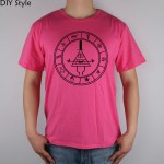 Cipher circle- Gravity Falls t-shirt Top Lycra Cotton Men T Shirt