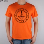 Cipher circle- Gravity Falls t-shirt Top Lycra Cotton Men T Shirt