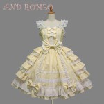 Classic Lolita Dress Women's Chiffon Lace Vintage Princess Layered Cospay Lolita Dress/Jumper Skirt for Girl 10 Colors
