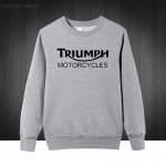 Classic TRIUMPH MOTORCYCLE Sweatshirts Men Fashion Cotton Hoodies For Man Boys Good Quality Autumn Winter Free Shipping