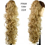Claw Clip Ponytail Extension Wavy Curly Synthetic Ponytail Hair pieces postizos de cola de caballo larga coleta postizos