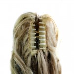 Claw Clip Ponytail Extension Wavy Curly Synthetic Ponytail Hair pieces postizos de cola de caballo larga coleta postizos