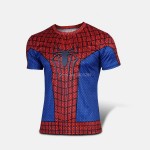 Clearance! Short sleeve Superhero T shirt Man Women Costume Play COSPLAY Boy Children  Quick Dry Bodybuilding Big size XS-4XL