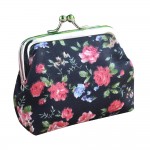 Coin Pures Wallet For Women's Handbag Vintage Flower Retro Wallet Visiting Card Holder Purse For Coins Kids Clutch Money Bag