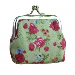 Coin Pures Wallet For Women's Handbag Vintage Flower Retro Wallet Visiting Card Holder Purse For Coins Kids Clutch Money Bag