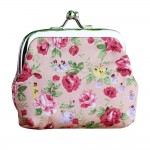 Coin Pures Wallet For Women's Handbag Vintage Flower Retro Wallet Visiting Card Holder Purse For Coins Kids Clutch Money Bag