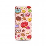 Colorful Donuts Macaron Phone Cases For iphone 7 7plus 6 6S 5 5S SE 6Plus 6SPlus Girls Design Love Heart Phone Case for iPhone 