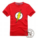 Comic Super Hero T Shirt Superman Batman Captain America the Flash Cartoon Movie Men Boy Cosplay T-Shirts Tshirt Geek Tee