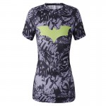 Compressed T-shirt hero superwoman/green giant/batman/wonder woman short sleeve T-shirt shirt sporting t-shirts fitness
