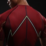 Compression Shirt Flash 3D Printed T-shirts Men Raglan Short Sleeve Flash Cosplay Costume Quick Dry Fitness Clothing Tops Male