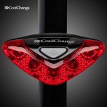 CoolChange Bicycle Rear Tail light Red LED Flash Lights Cycling Night Safety Warning Lamp Bike Outdoor tail light Accessories