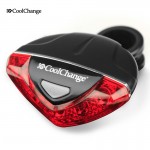 CoolChange Bicycle Rear Tail light Red LED Flash Lights Cycling Night Safety Warning Lamp Bike Outdoor tail light Accessories