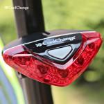 CoolChange Bicycle Rear Tail light Red LED Flash Lights Cycling Night Safety Warning Lamp Bike Outdoor tail light Accessories