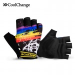 CoolChange Cycling Gloves Half Finger Mens Women's Summer Bike Bicycle Gloves Nylon Sport Mountain Bike Gloves Guantes Ciclismo