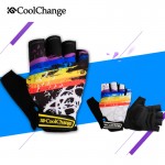 CoolChange Cycling Gloves Half Finger Mens Women's Summer Bike Bicycle Gloves Nylon Sport Mountain Bike Gloves Guantes Ciclismo