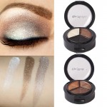 Cosmetics Colorful Three-color Eyeshadow Natural Smoky Eye Shadow Palette Set Make Up 
