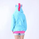 Cosplay Unicorn Pikachu Stitch Hoodie Sweatshirt Costumes Plush Animal Hooded Jacket